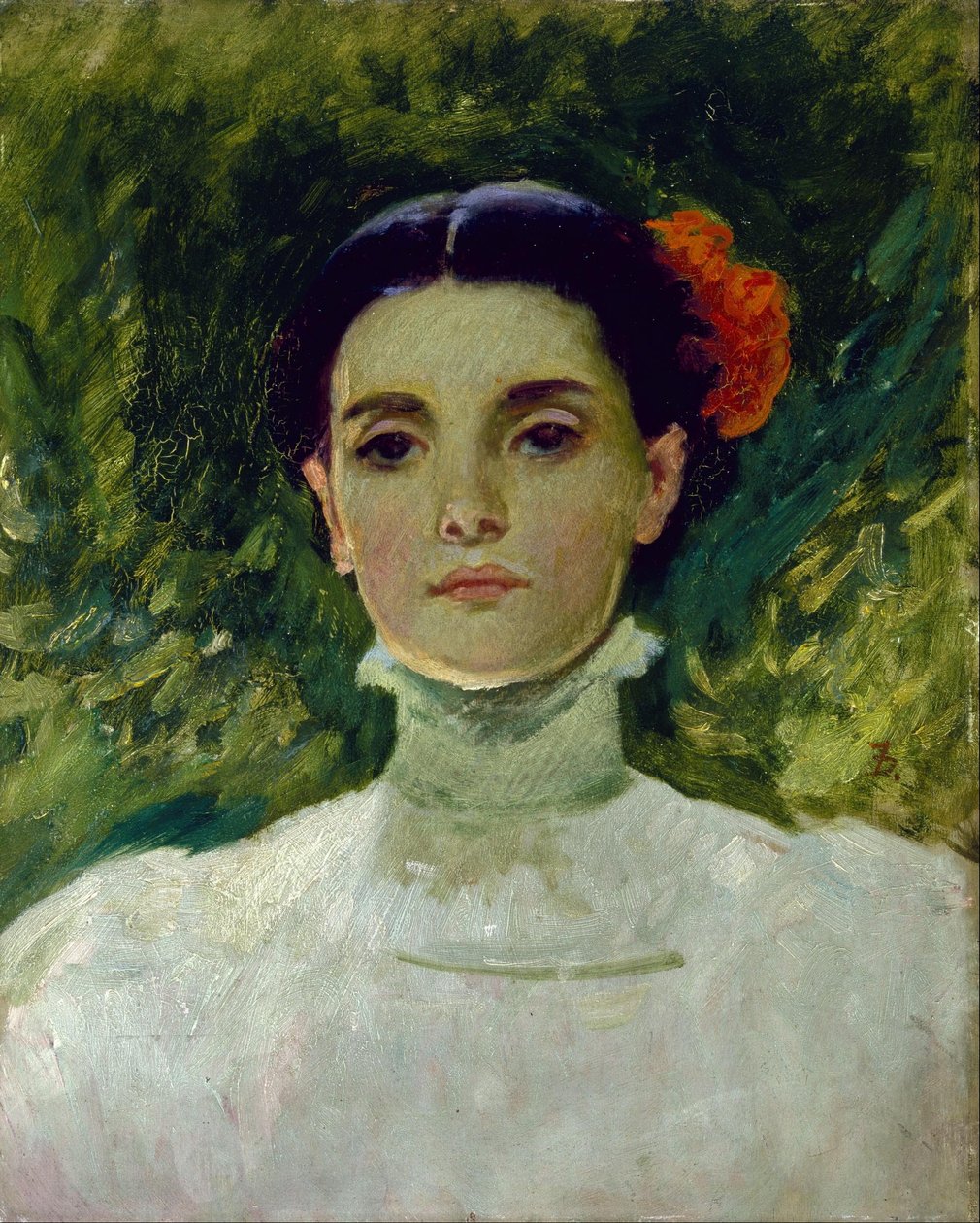 Portræt af Maggie Wilson af Frank Duveneck