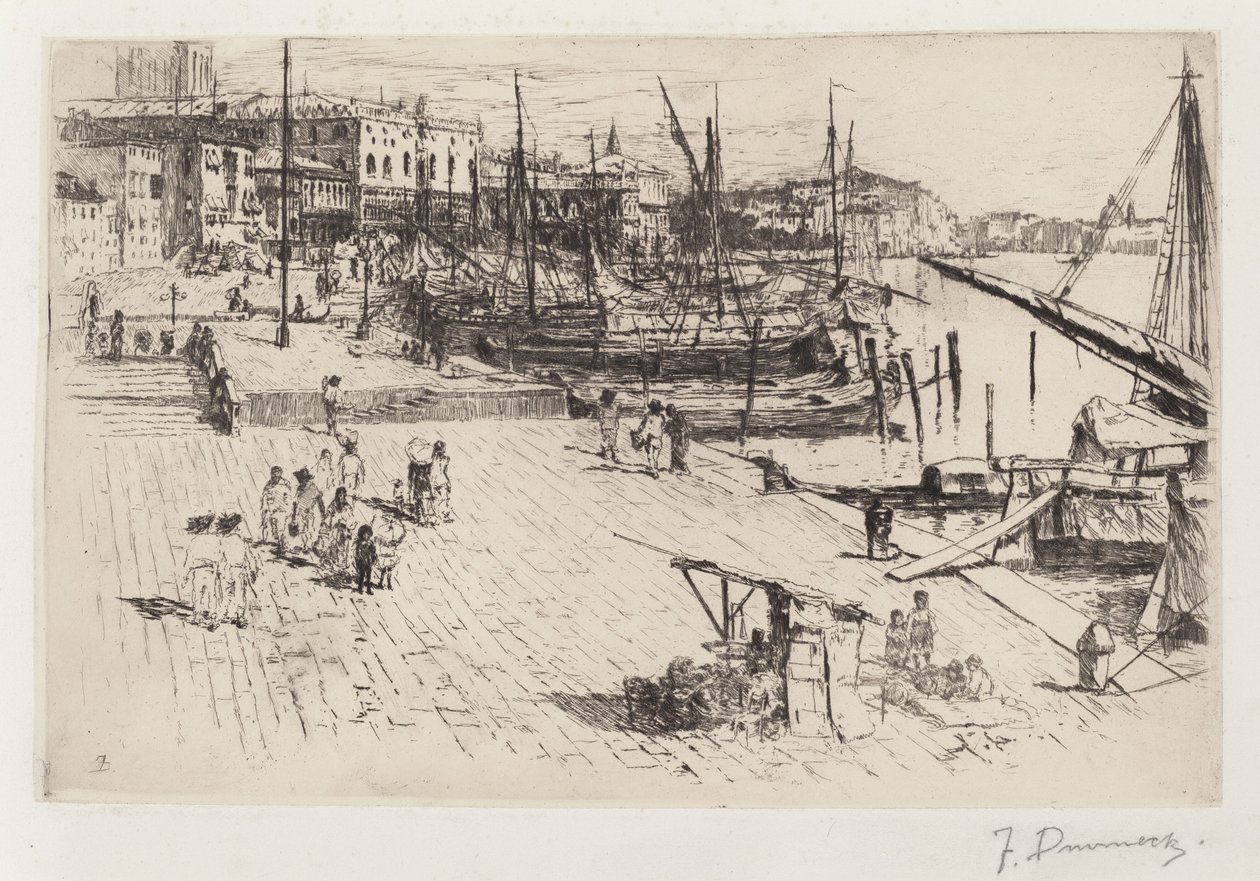 Riva degli Schiavoni, nr. 1 af Frank Duveneck