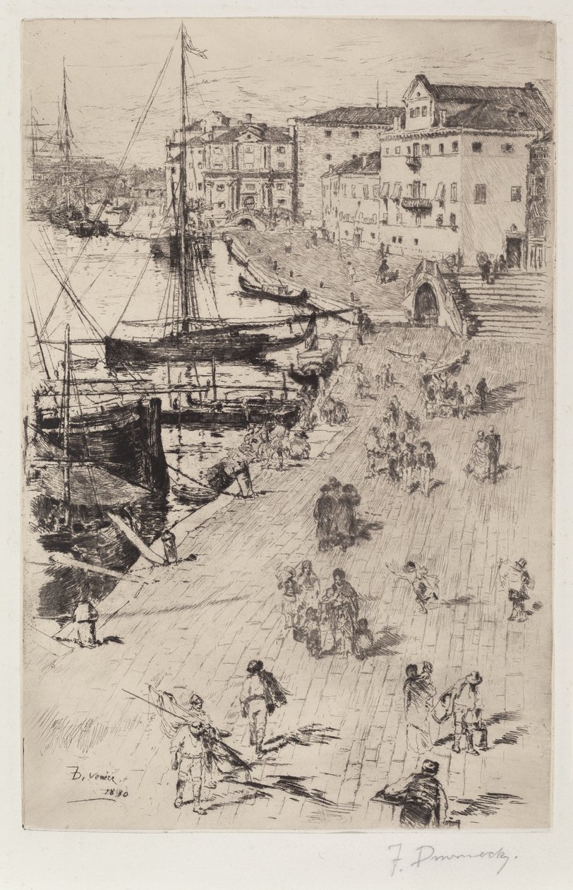 Riva degli Schiavoni, nr. 2 af Frank Duveneck