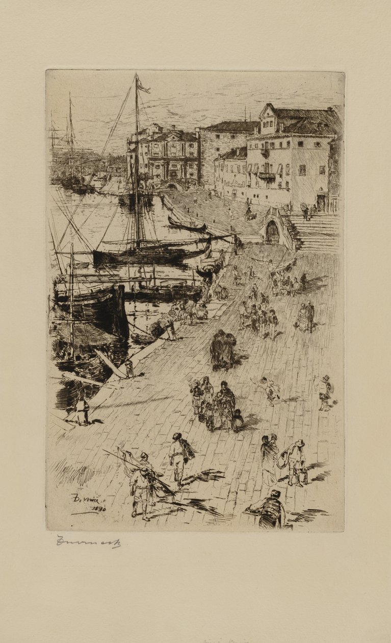 Riva degli Schiavoni, nr. 2 af Frank Duveneck