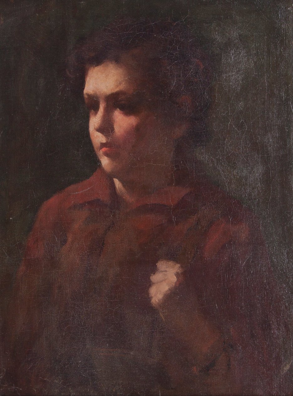 Studie af en skoledreng af Frank Duveneck
