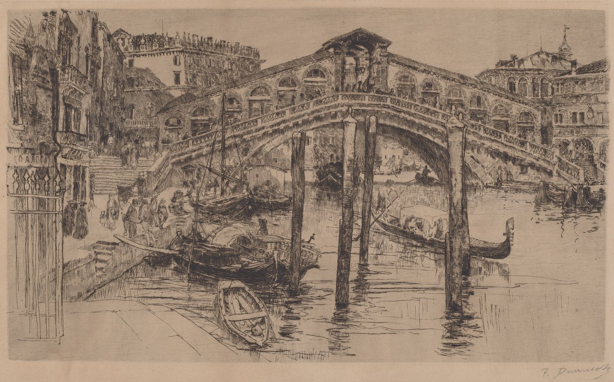 Rialto, Venedig af Frank Duveneck