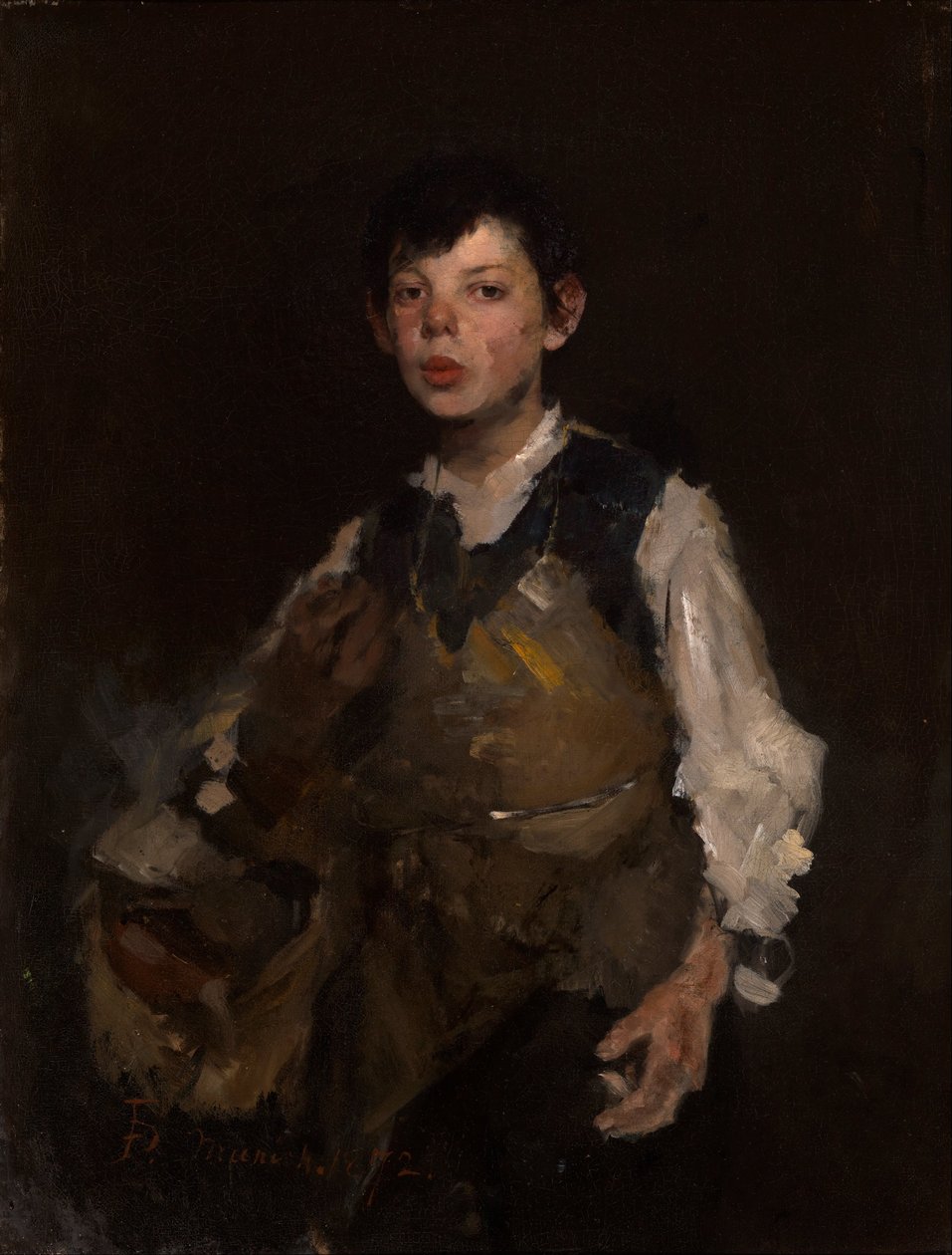 Den fløjtende dreng af Frank Duveneck