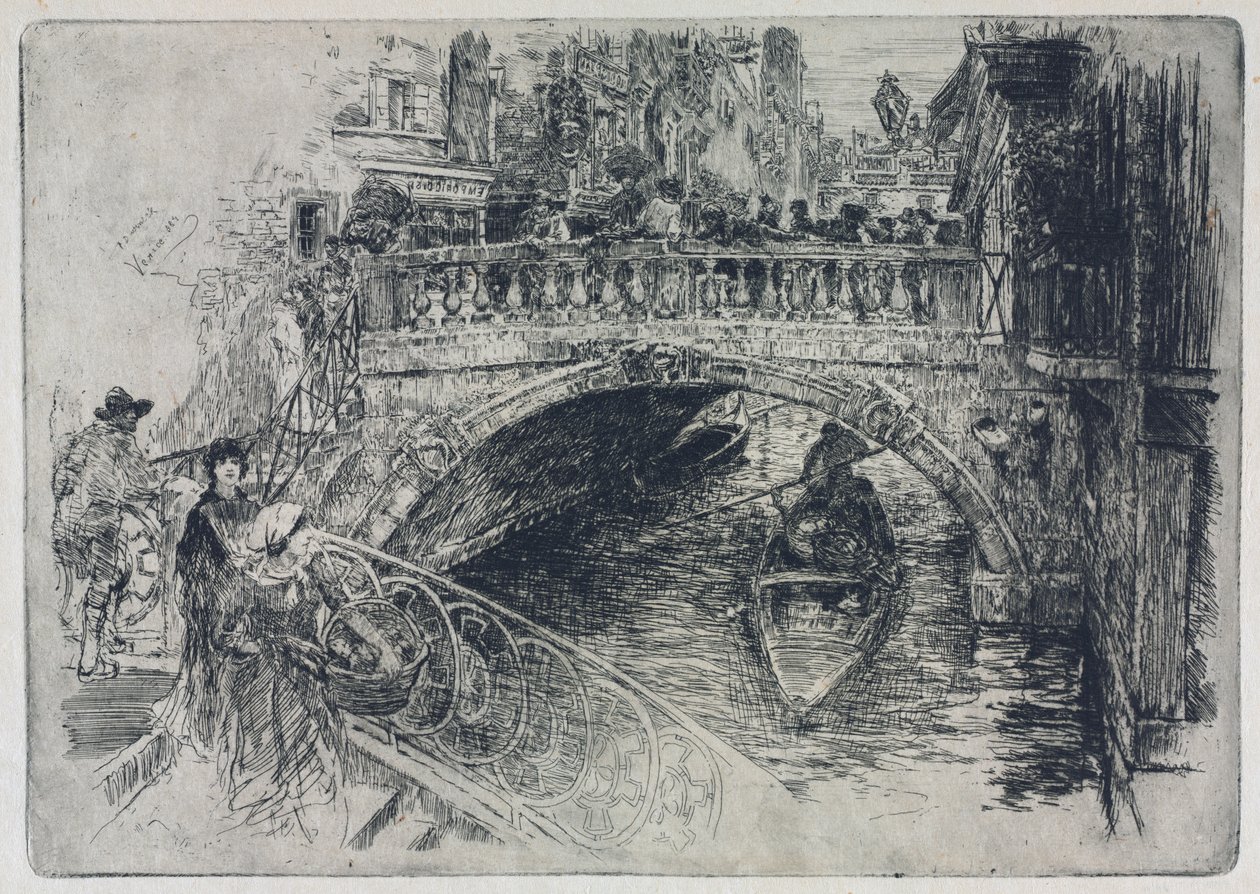 Den venetianske bro af Frank Duveneck