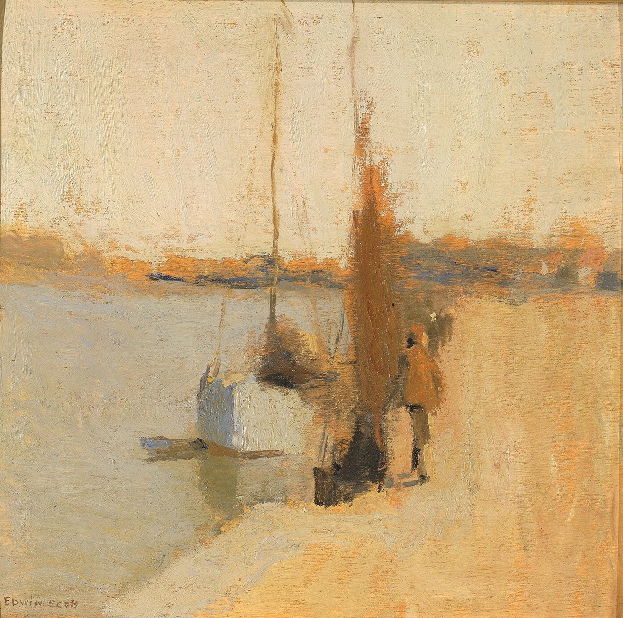 Fiskebåd af Frank Edwin Scott