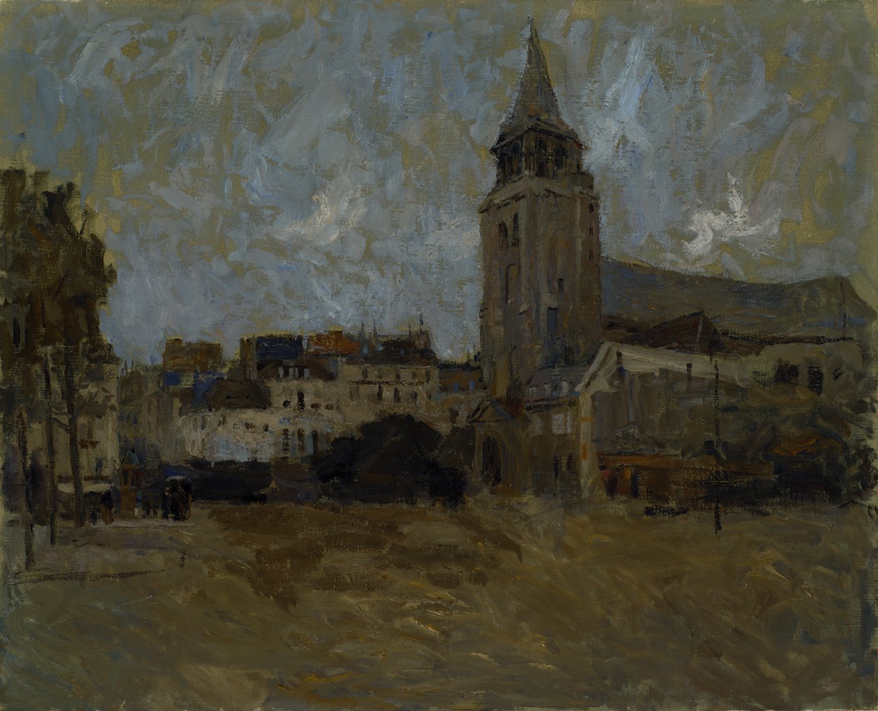Place St. Germain des Pres, n.d. af Frank Edwin Scott