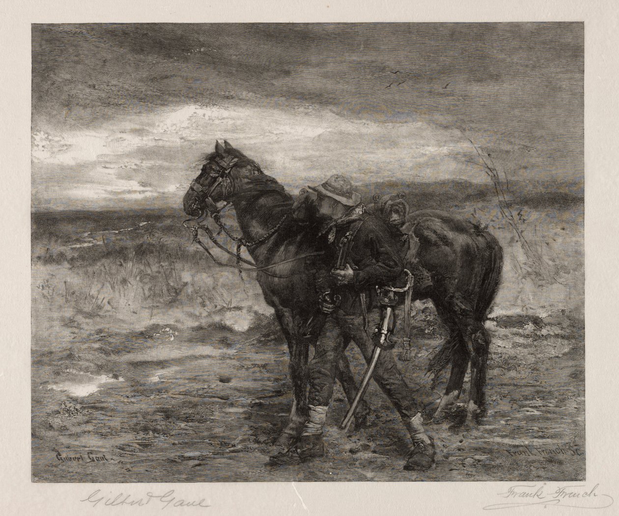 I fjendens land, 1887. af Frank French
