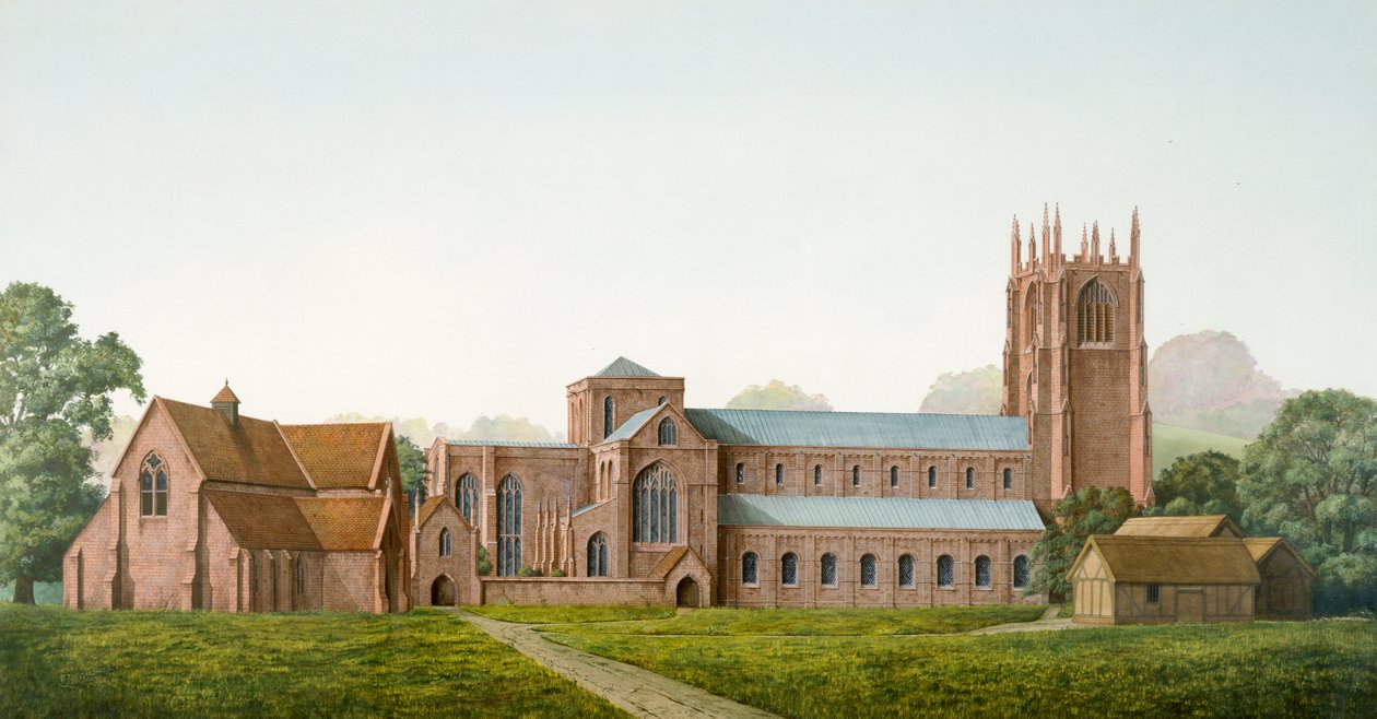 Furness Abbey, c12. århundrede, c1990-2010 af Frank Gardiner