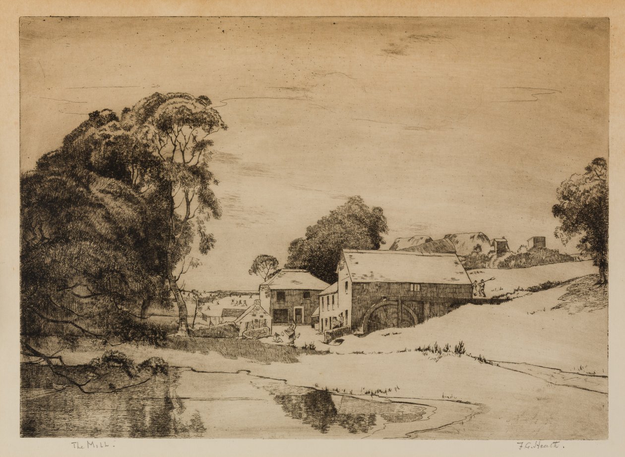 Klappemølle, Lamorna af Frank Gascoigne Heath