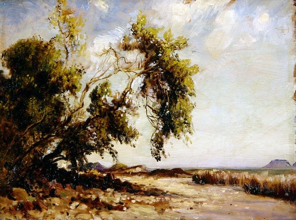 Paimpol, Bretagne (olie om bord) af Frank Lewis Emanuel