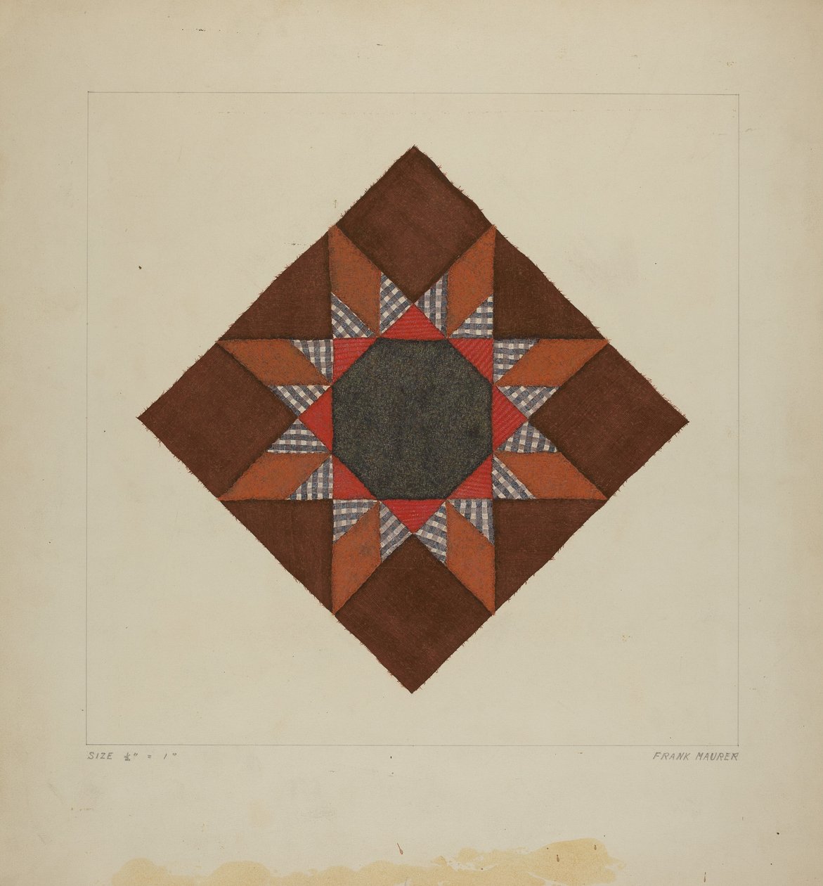 Quiltblok af Frank Maurer