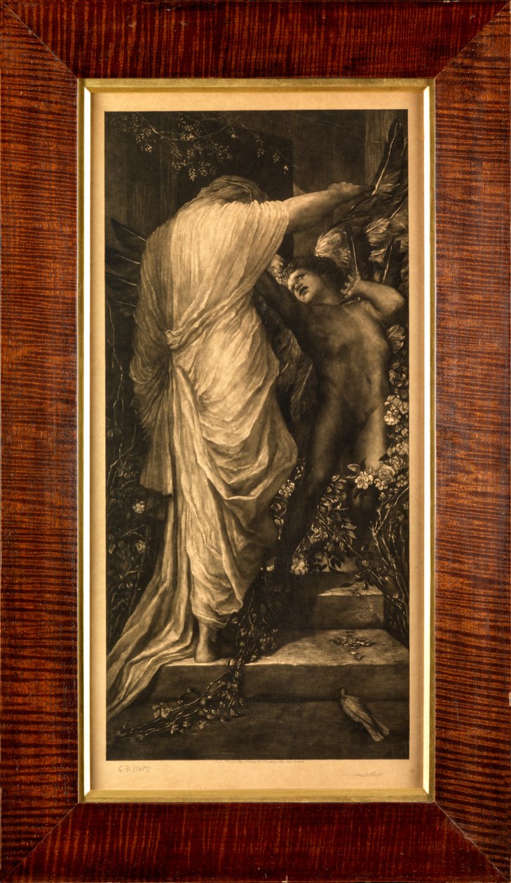 Kærlighed og død (mezzotint) af Frank Short