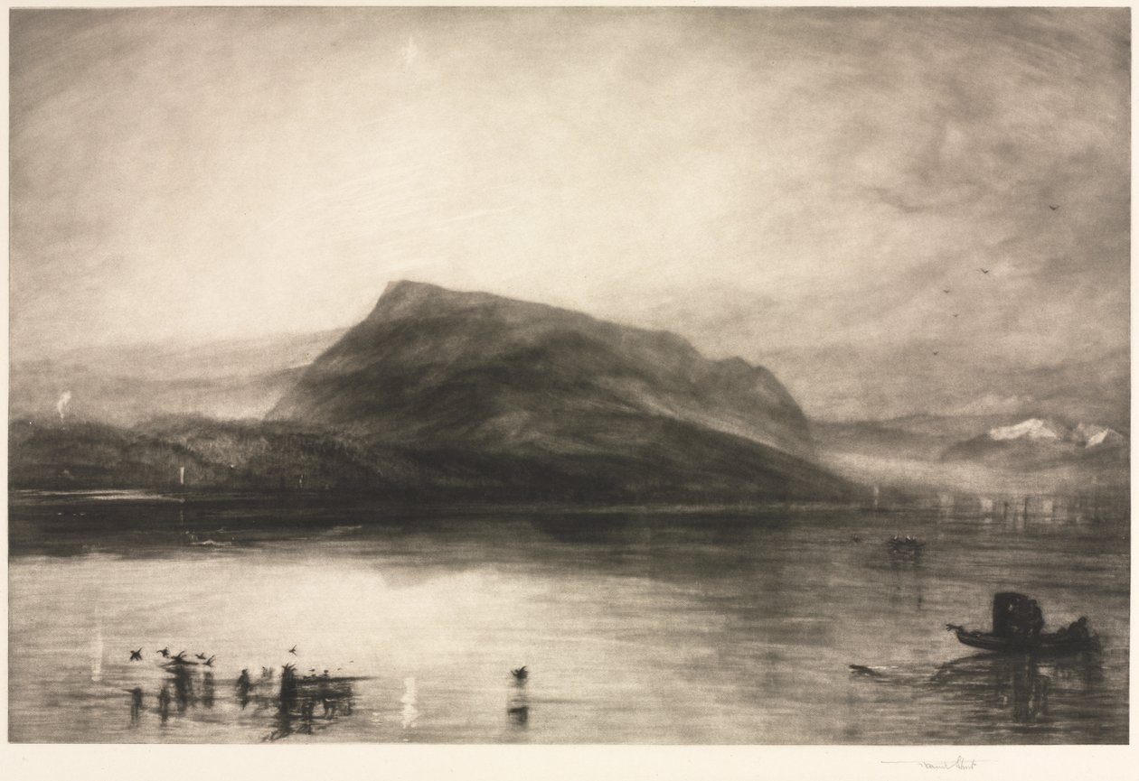 Rigi-bjerget ved daggry af Frank Short
