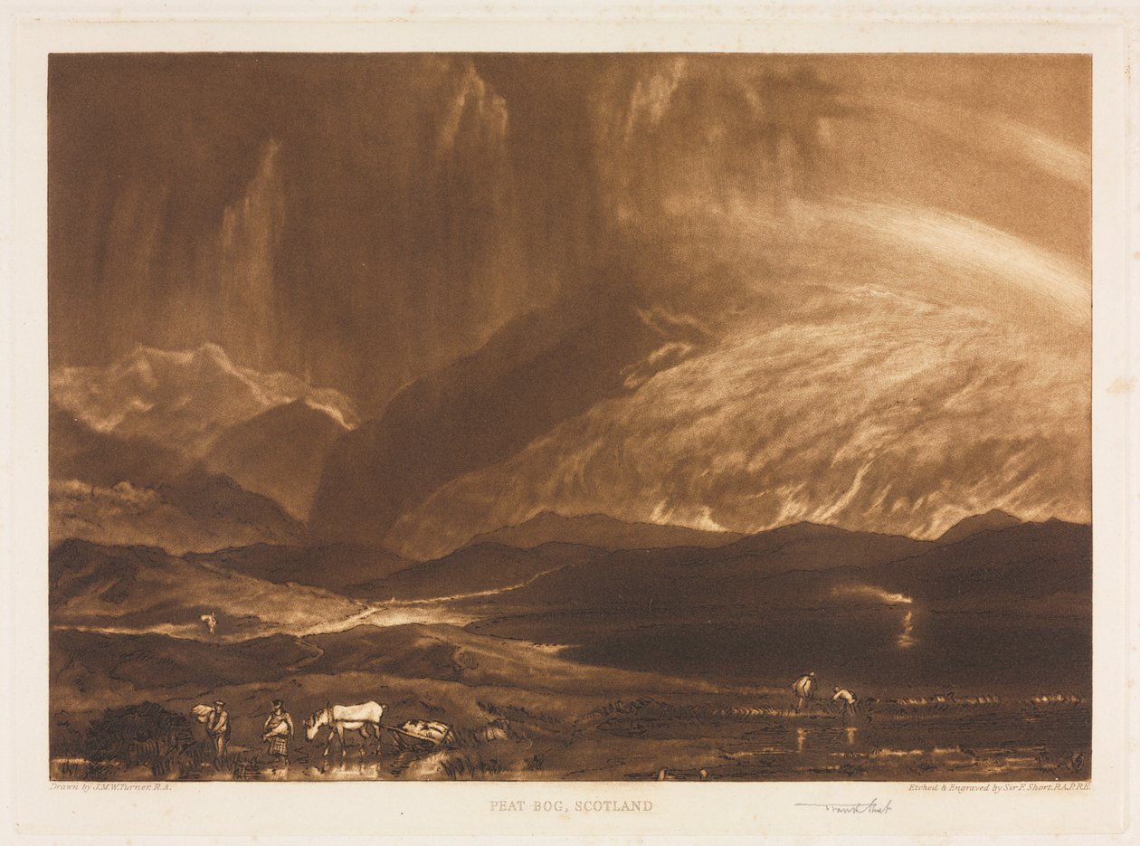 Torvemose, Skotland, 1937. af Frank Short