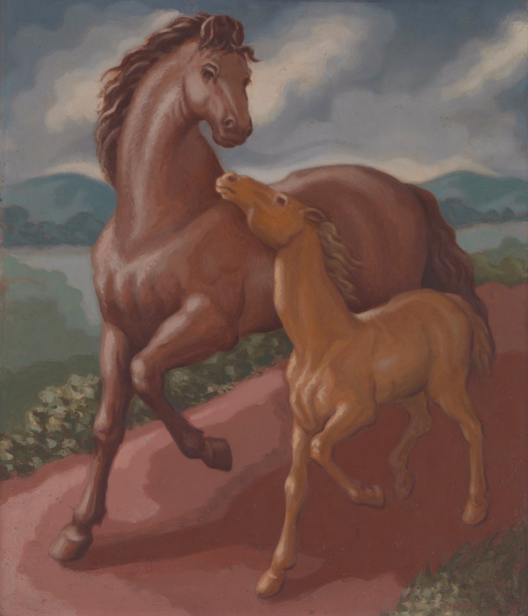 Filly og Colt, 1934. af Frank Stamato
