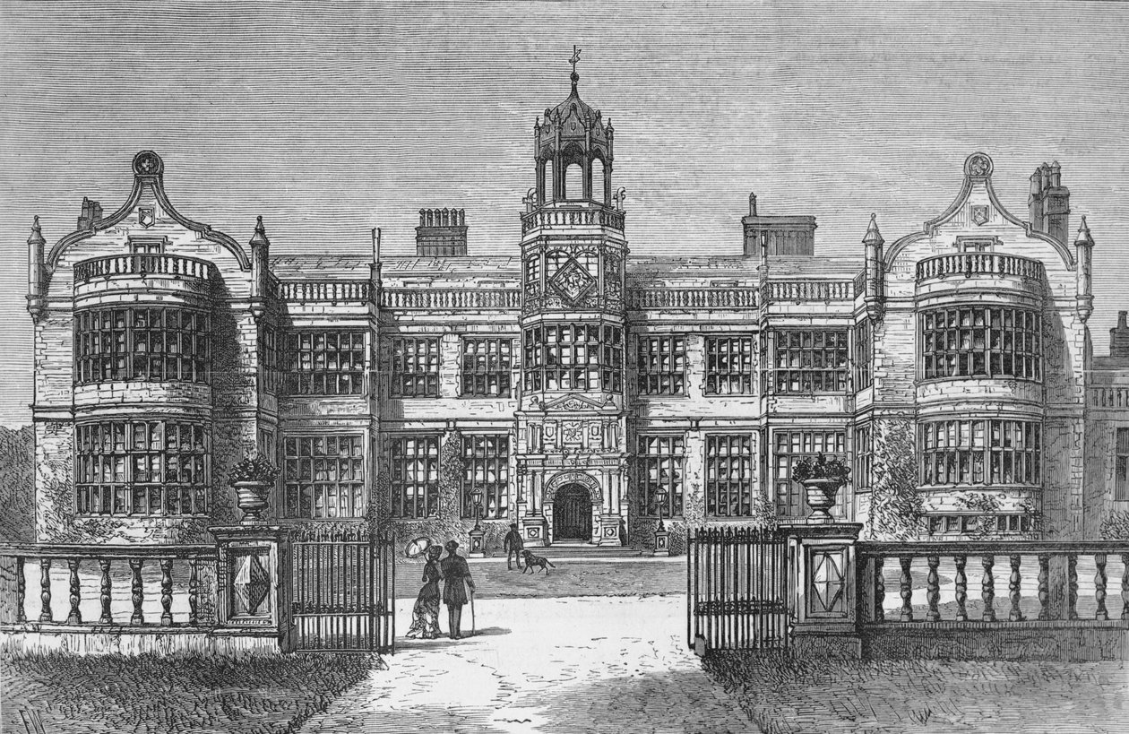 Ingestre Hall, Staffordshire, 1882 af Frank Watkins