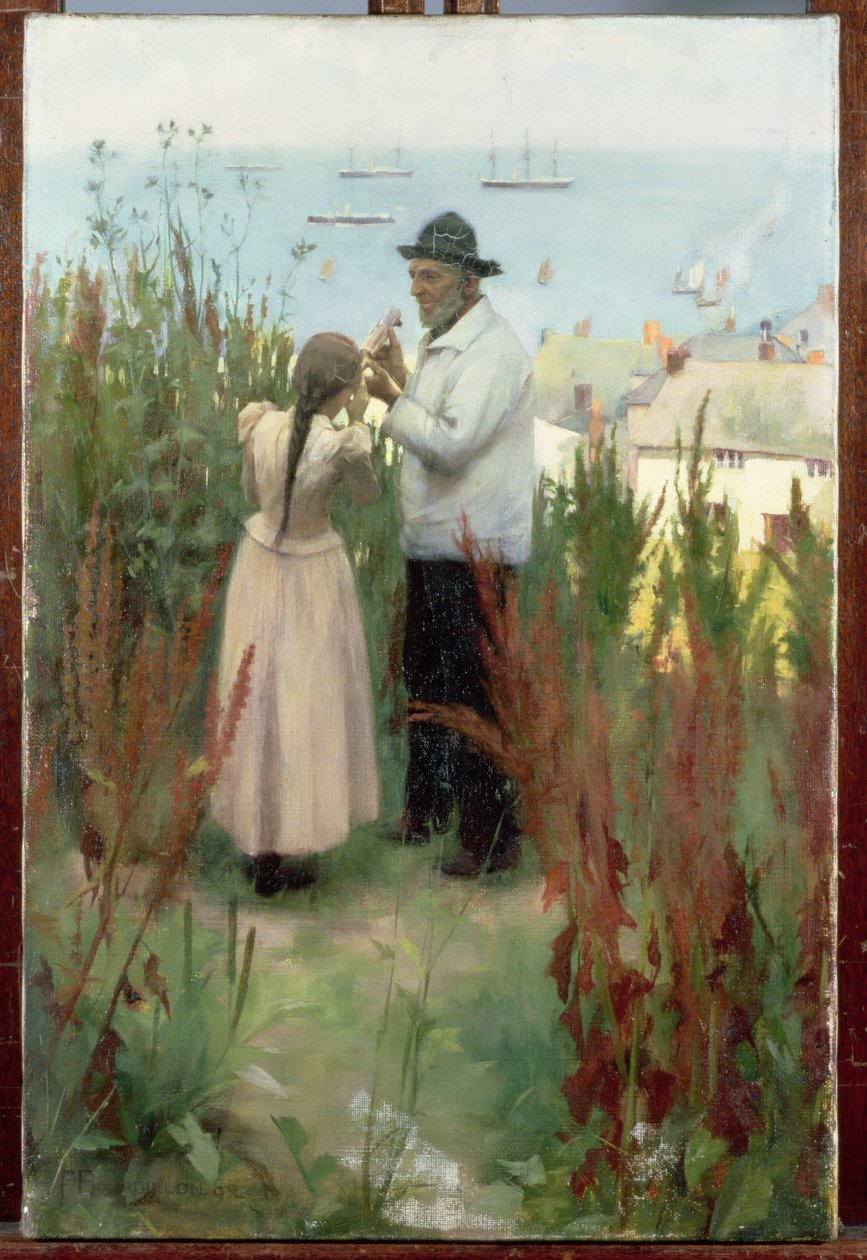 Tværs over havnen, 1892 af Frank Wright Bourdillon