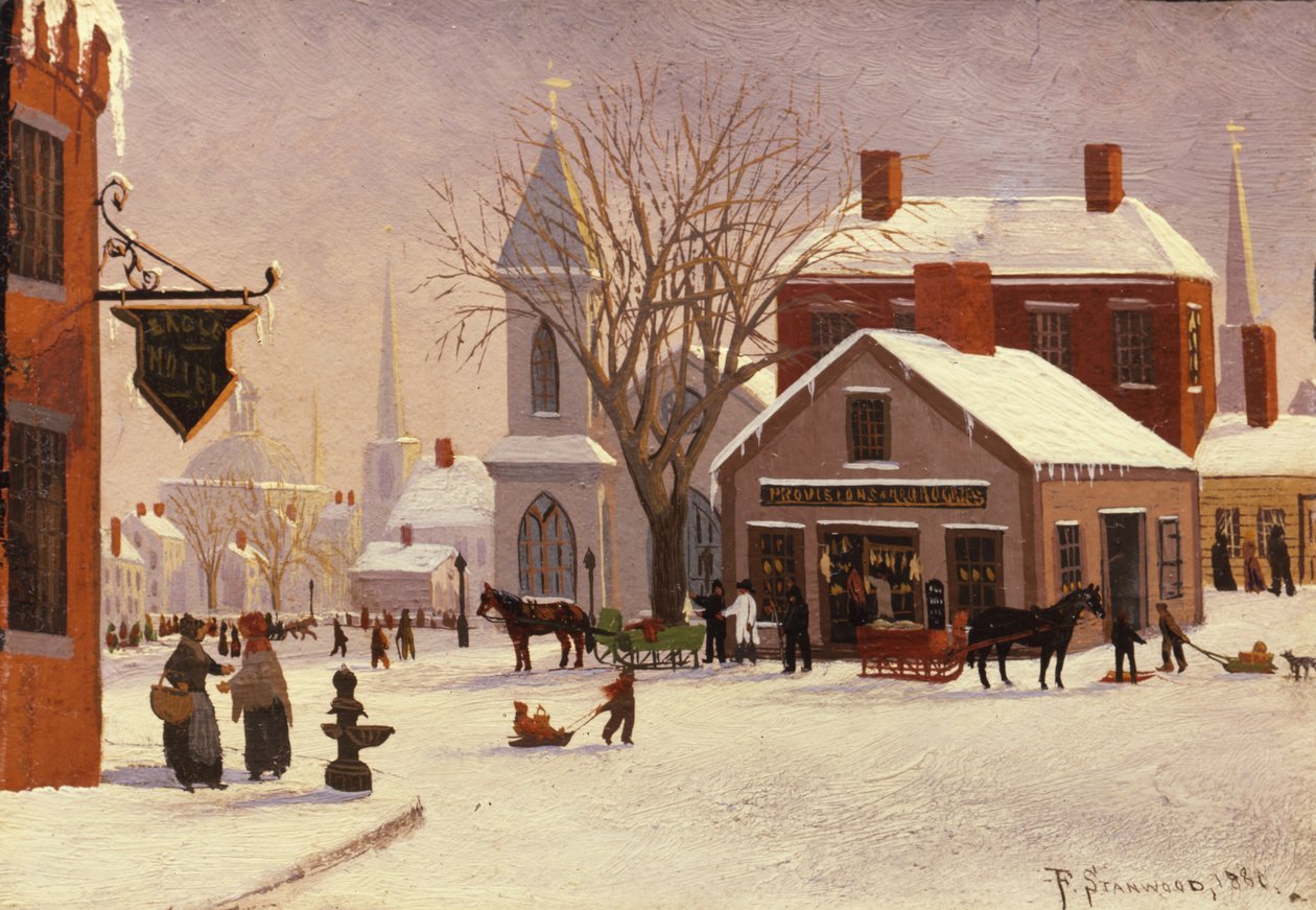 Jul i Connecticut, 1880 af Franklin Stanwood