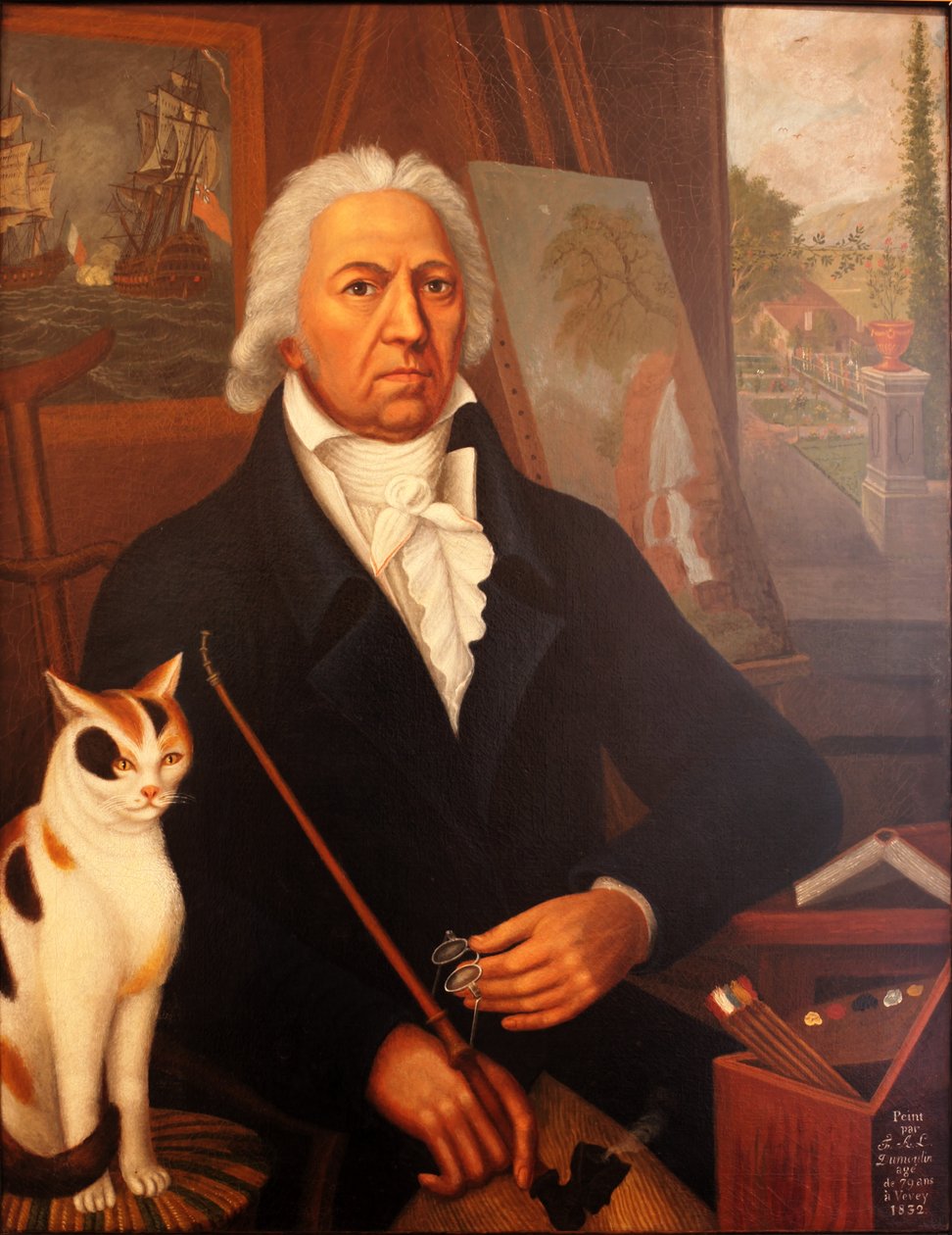 Selvportræt af François Aimé Louis Dumoulin