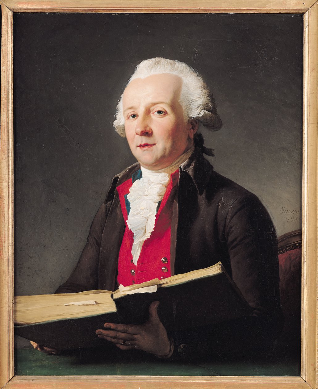 Portræt af Dazincourt (1747-1809) 1792 af François André Vincent
