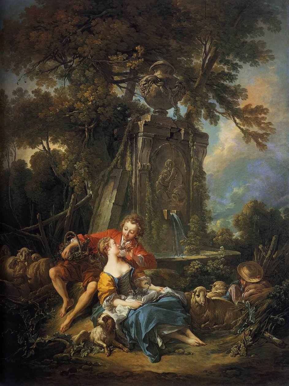 En efterårspastoral af François Boucher