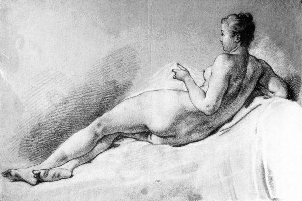 Kvindelig nøgen af François Boucher