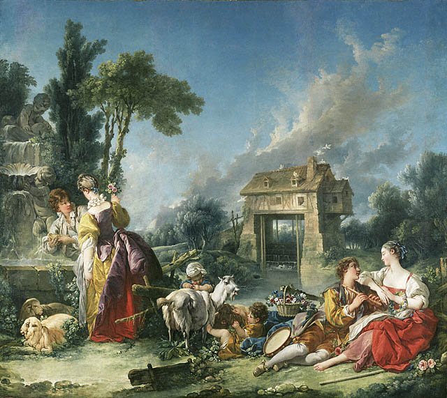 Kærlighedens springvand af François Boucher