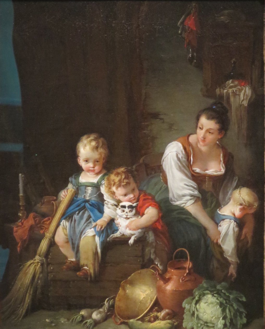 Den smukke landskvinde af François Boucher