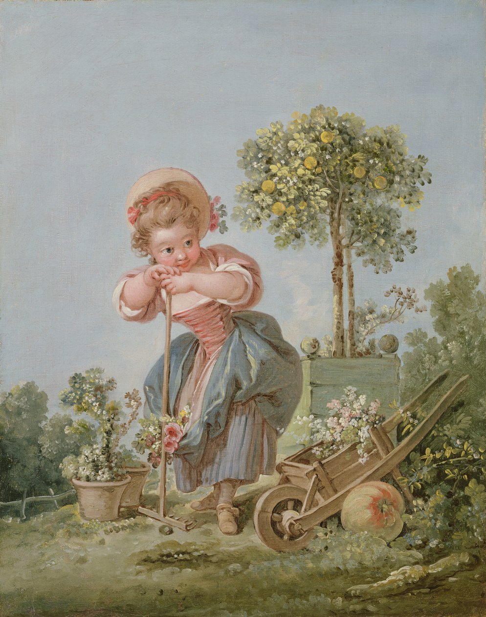 Den lille gartner, ca. 1754 (par 90663) af François Boucher