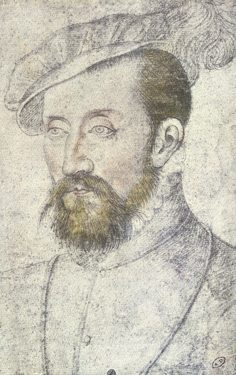 Antoine de Bourbon c.1560 (blyant på papir) af François Clouet
