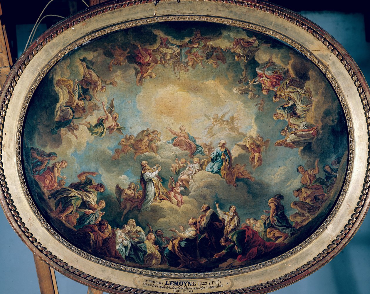 The Glorification of the Jomfru, 1731 af François Lemoyne