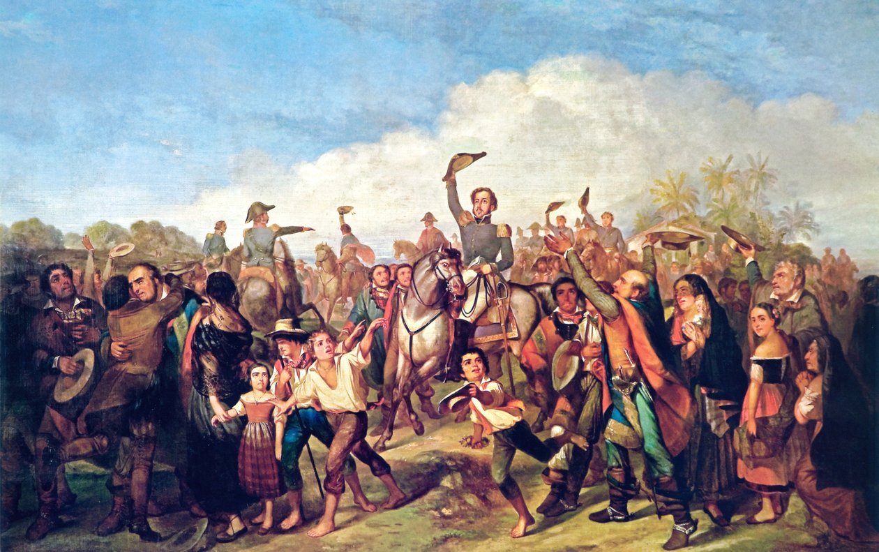 Uafhængighedserklæringen af Francois Rene Moreau