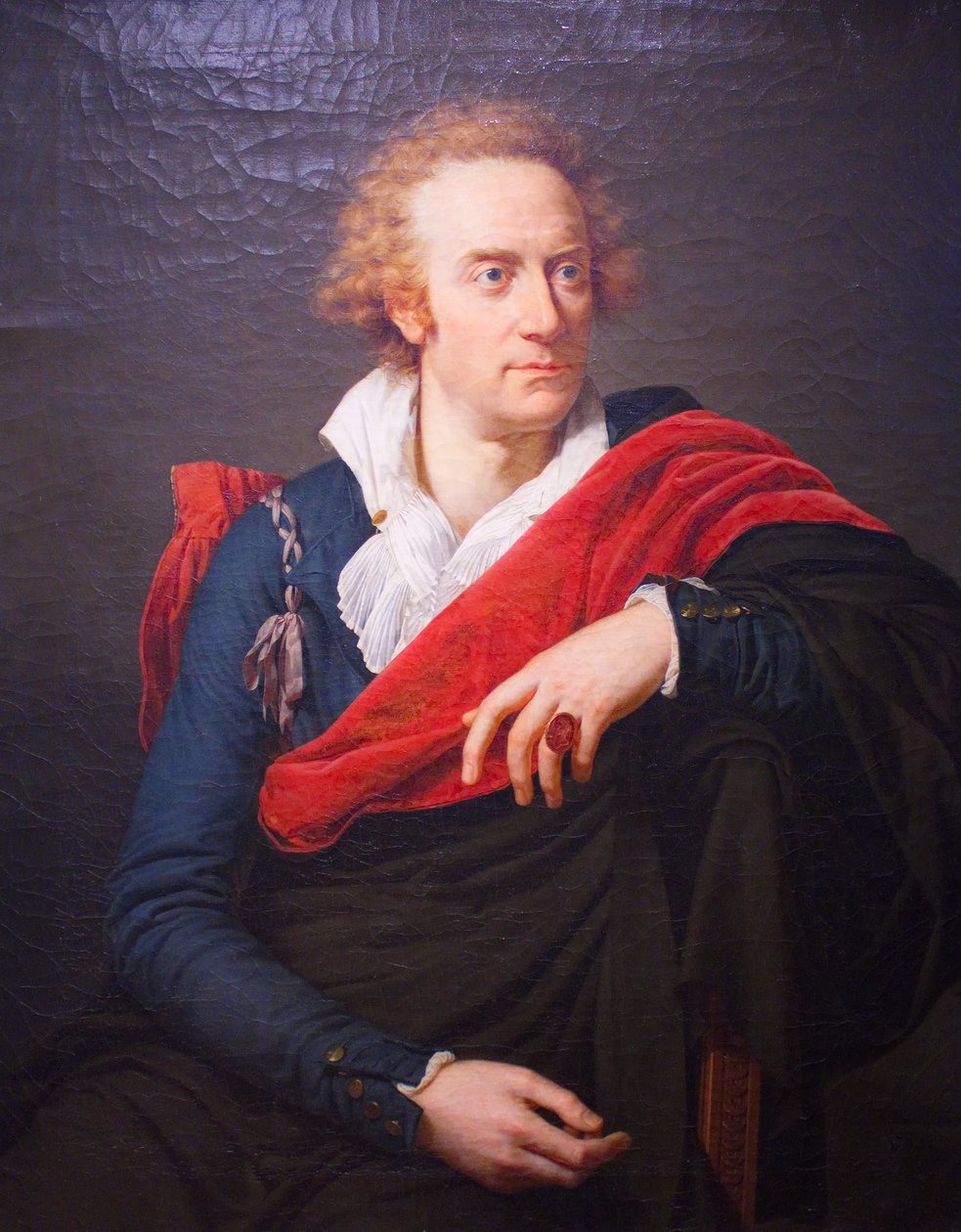 Portræt af Vittorio Alfieri af Francois Xavier Fabre
