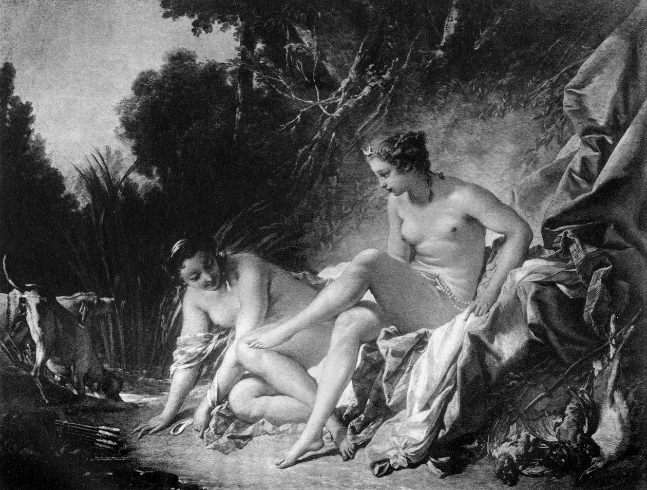 Diana forlader sit bad, 1700-tallet 1905. af François Boucher