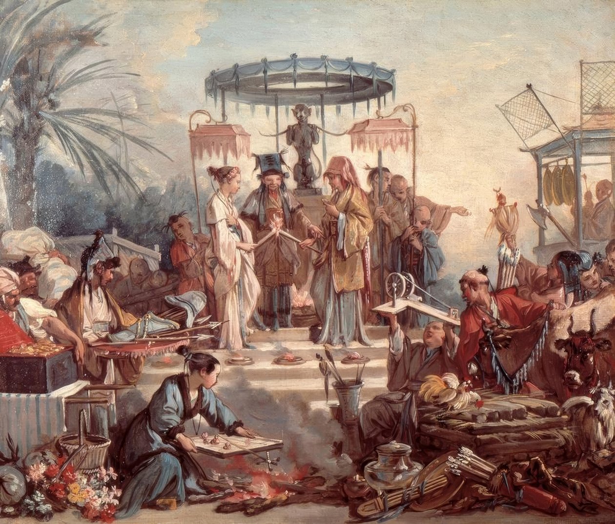 Det kinesiske bryllup af François Boucher