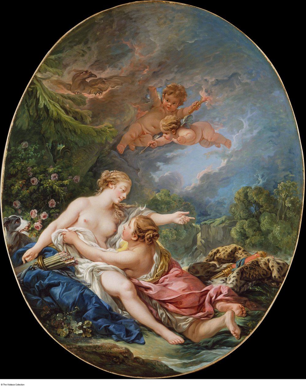 Jupiter og Callisto af François Boucher