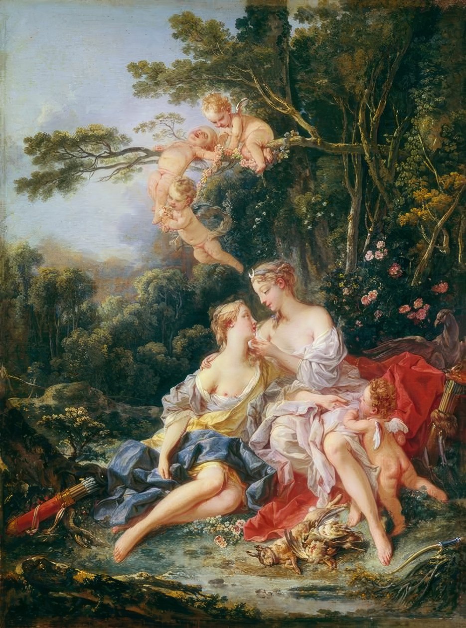 Jupiter og Callisto af François Boucher