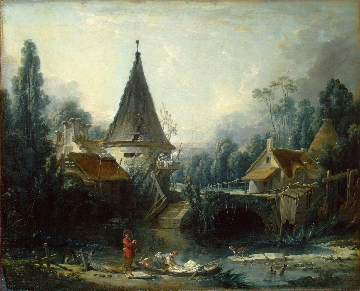 Landskab nær Beauvais af François Boucher
