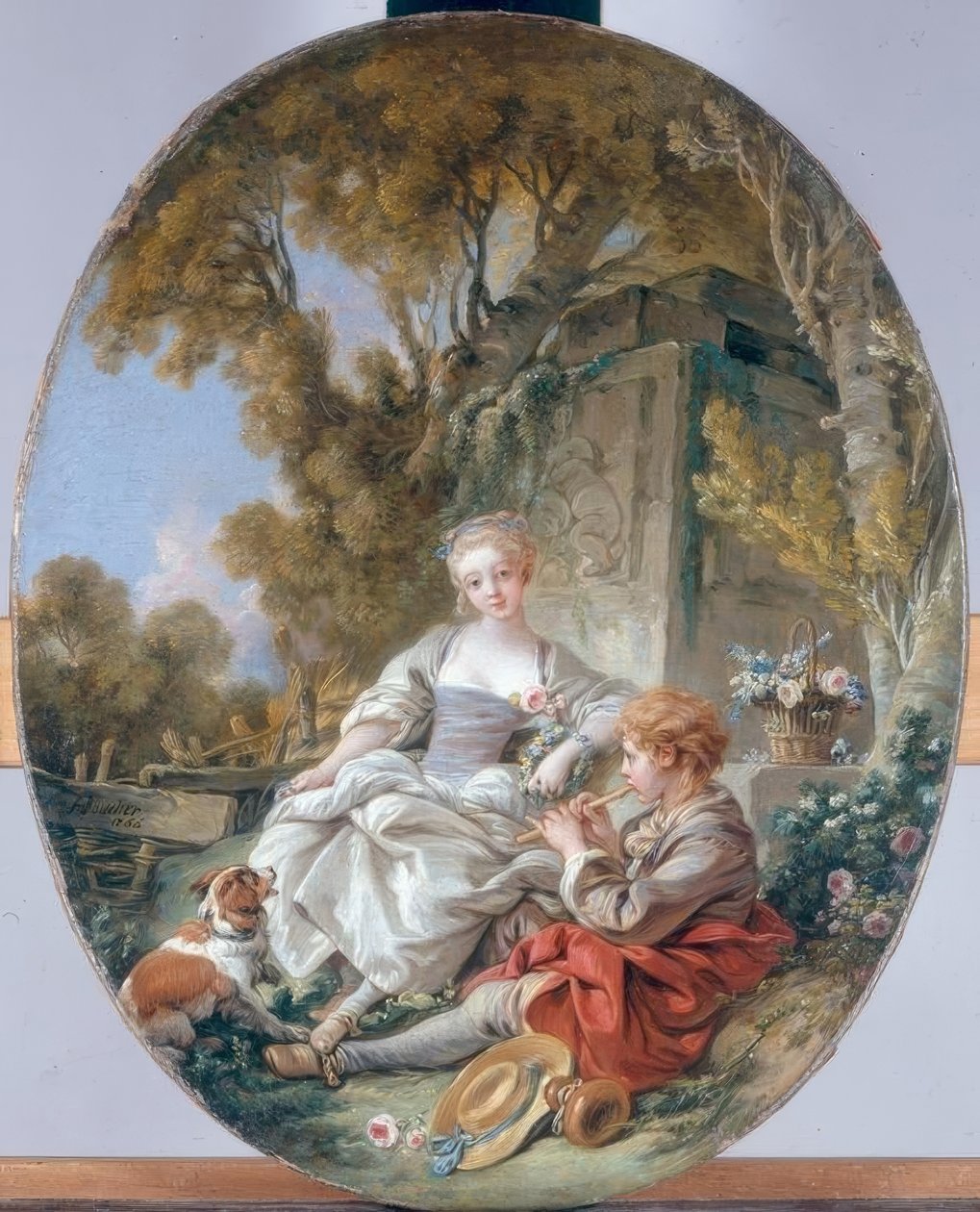 Flageolet-spilleren af François Boucher