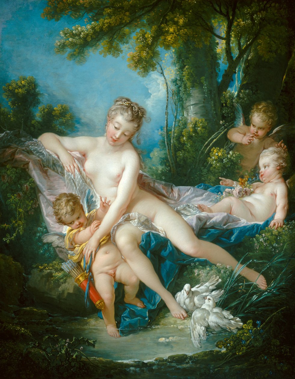 Venusbadet, 1751. af François Boucher