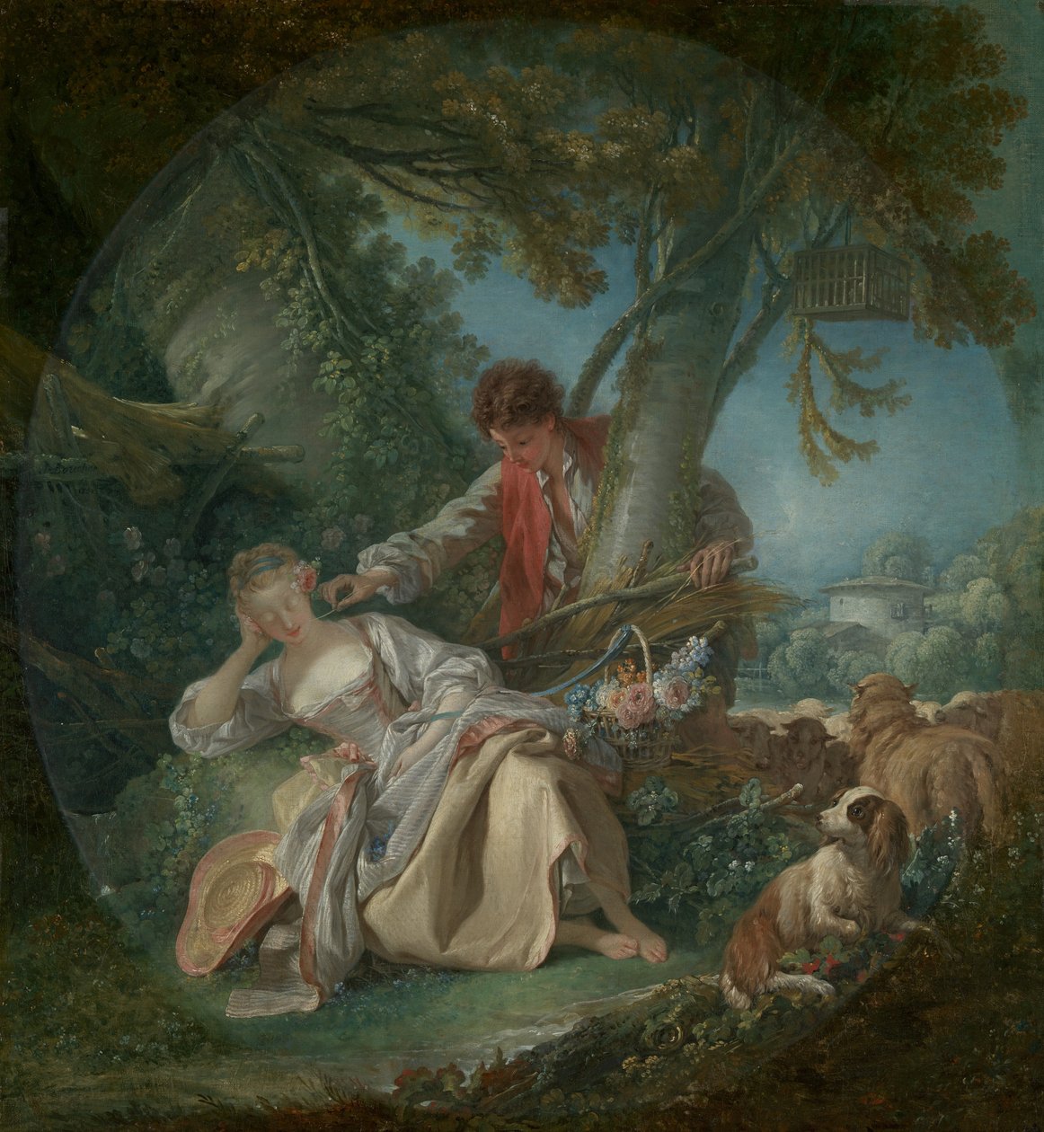 Den afbrudte søvn, 1750. af François Boucher