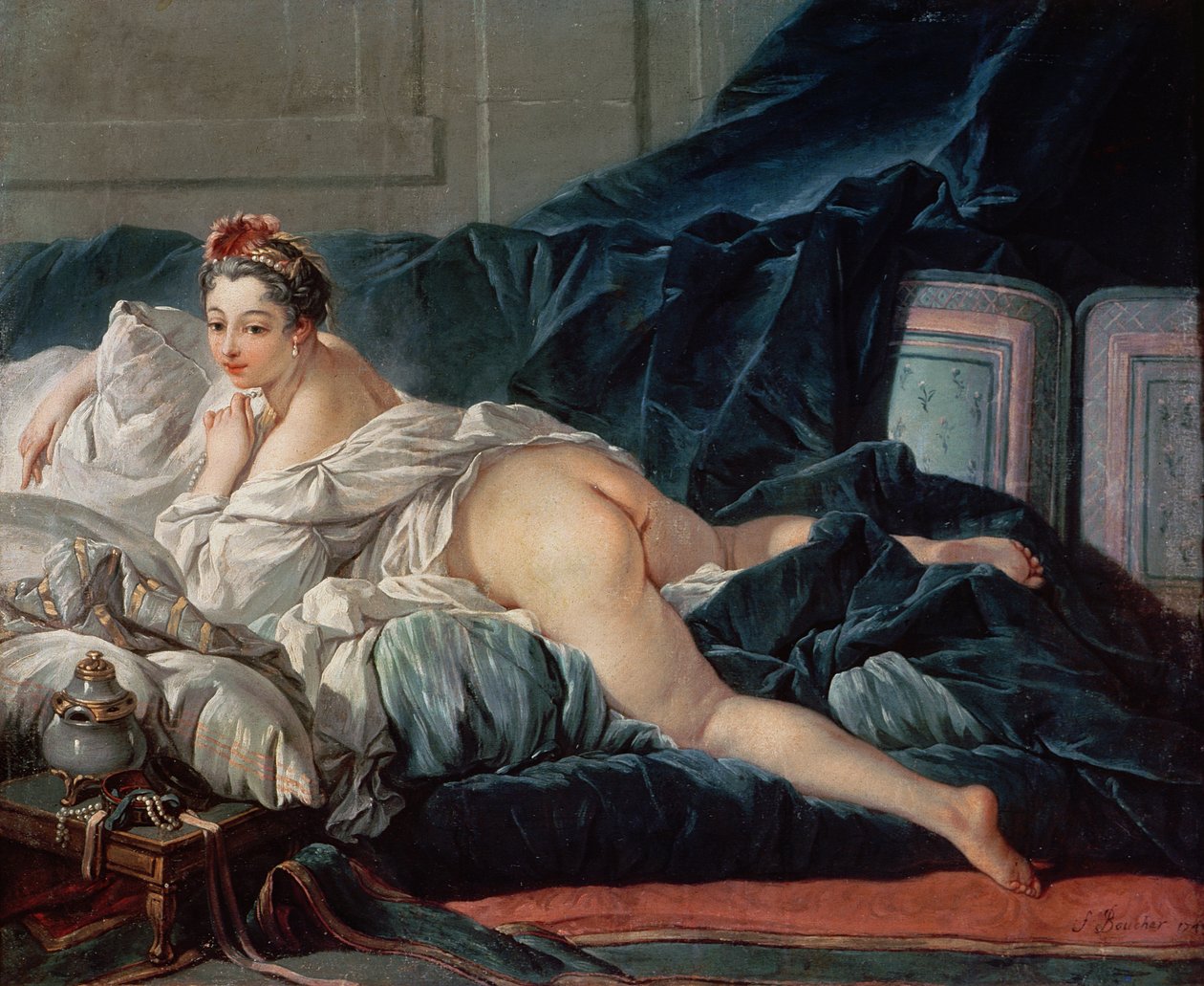 Den Odalisque af François Boucher