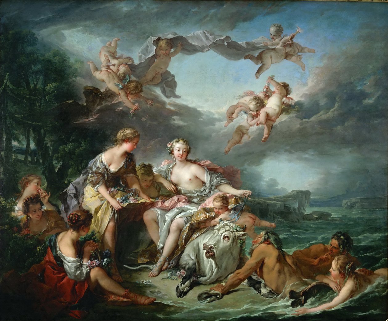Europas voldtægt af François Boucher