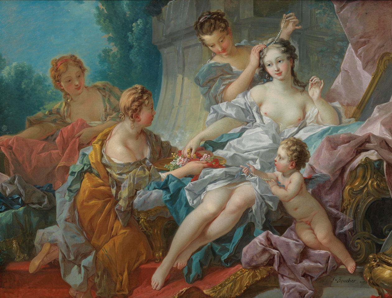 The Toilet of Venus, 1746 af François Boucher