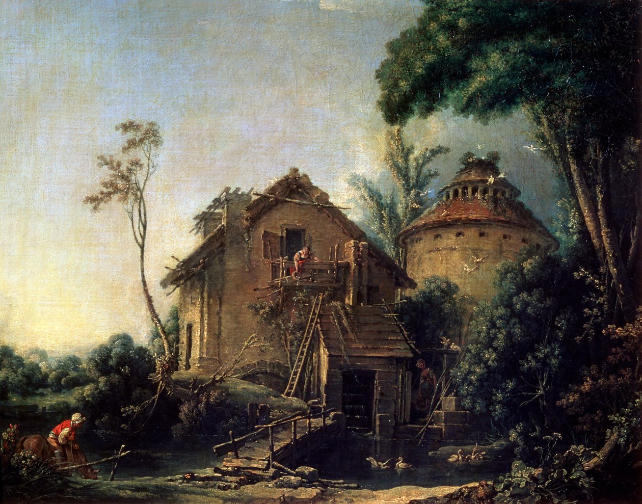 Vindmøllen, 1752. af François Boucher