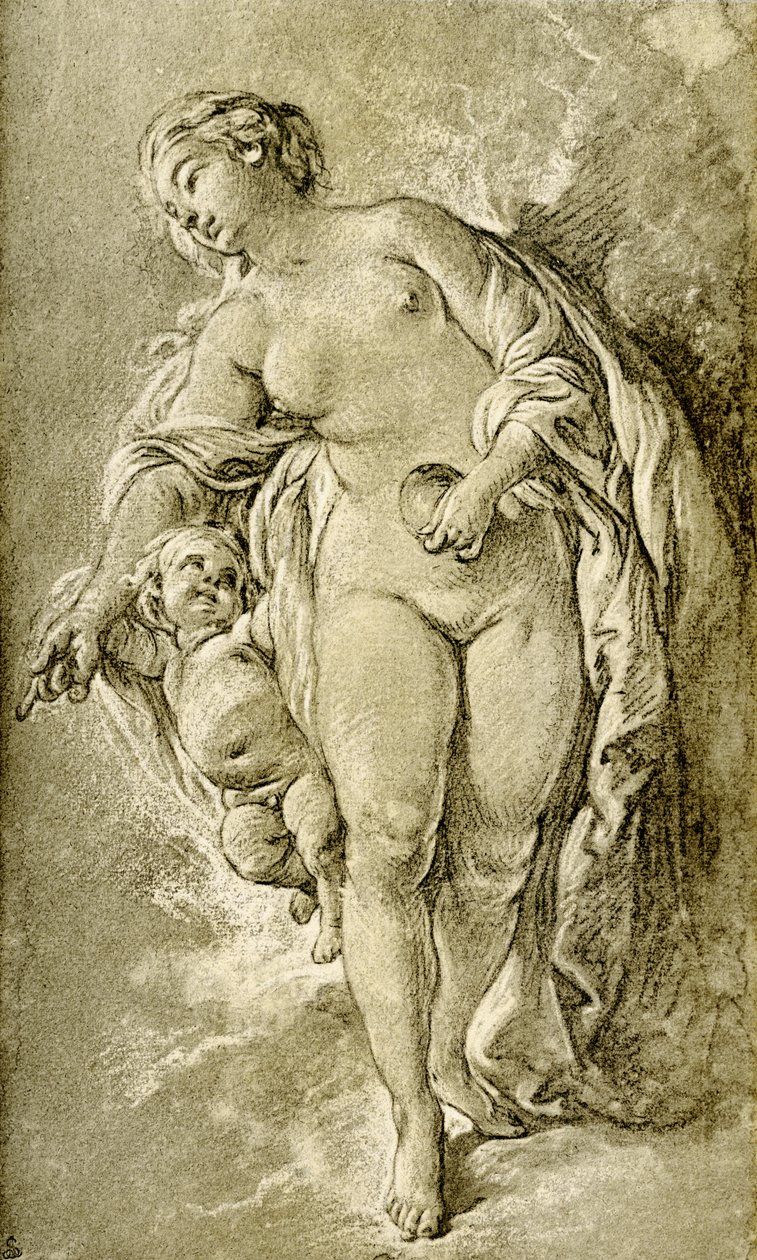 Venus med æblet af François Boucher