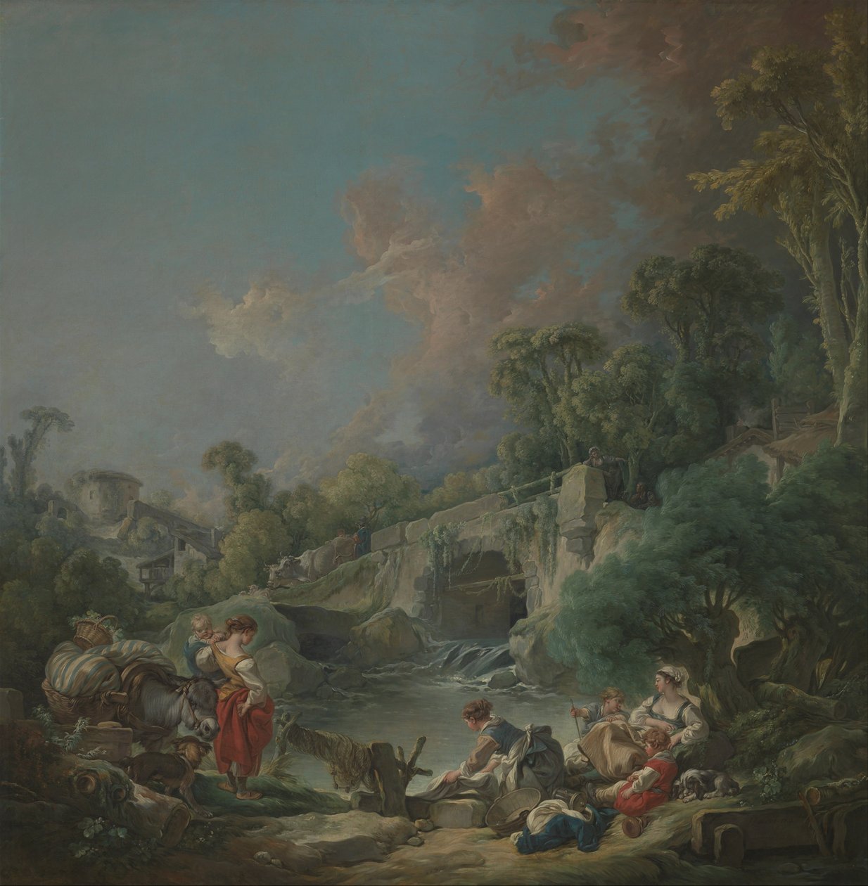 Vaskekoner, 1768 af François Boucher