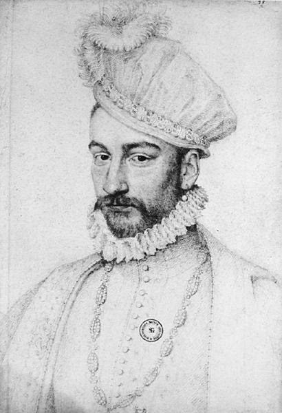 Charles IX (1550-74) af François Clouet