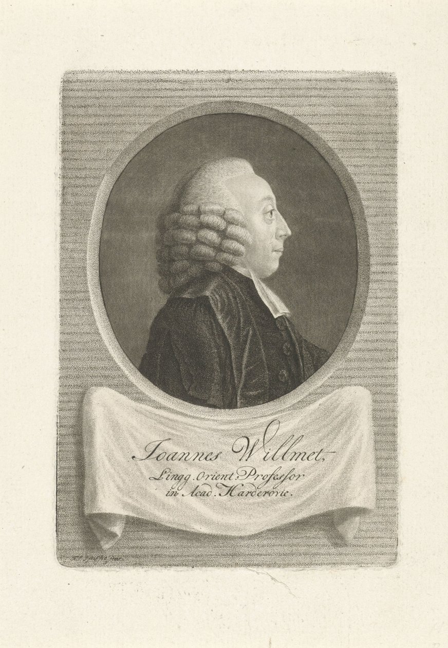 Portræt af Joannes Willmet af François Joseph Pfeiffer (I)