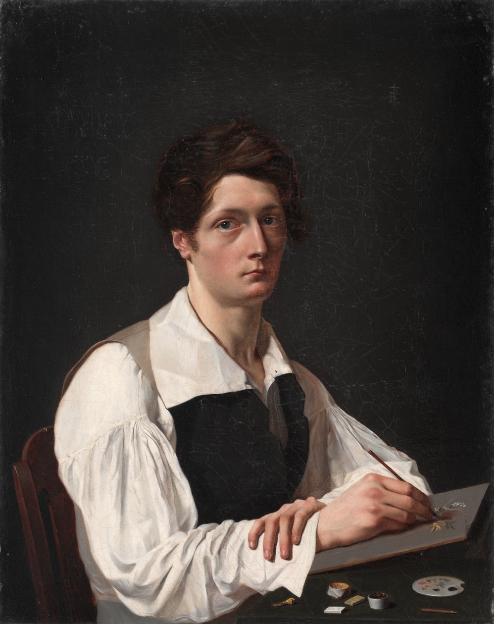 Selvportræt, 1824. af François LePage